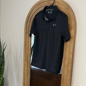 Under Armour Black Performance Golf Polo Shirt